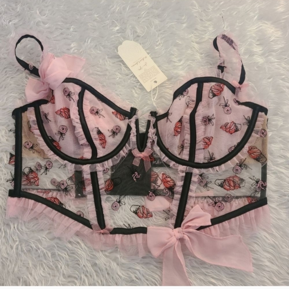 For Love & Lemons Rosie Bow Bustier - Picture 6 of 14